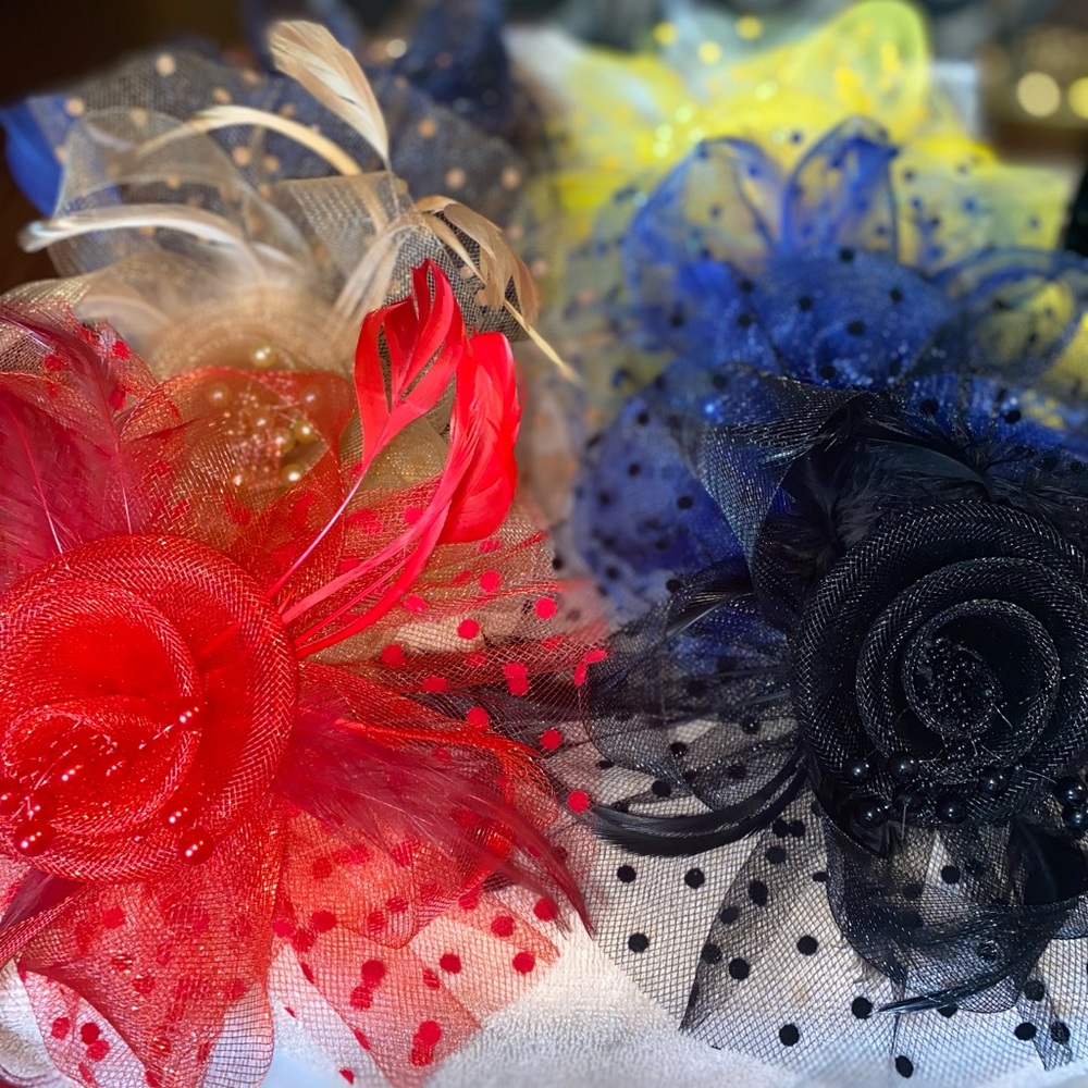 Beautiful hand made flowers.